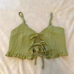 Green front tie tank